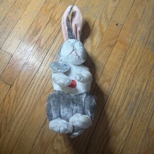 Beverly Hills Teddy Bear Co Blockbuster Carl Floppyfeet Plush Bunny Rabbit 2002